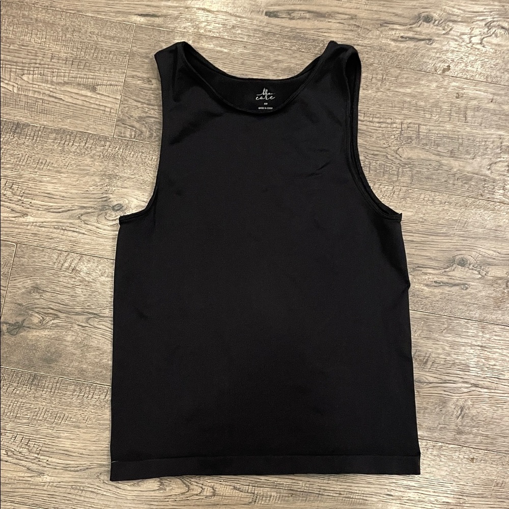 Black Sleeveless Tank Top - Picture 1 of 2